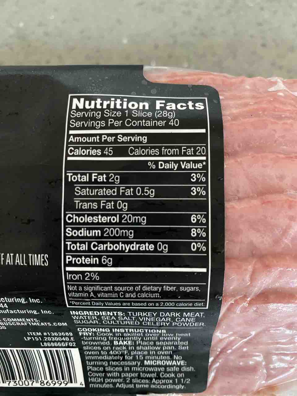 Costcoのターキーベーコン なかなか美味しくてヘルシー ハワイネコ ブログ