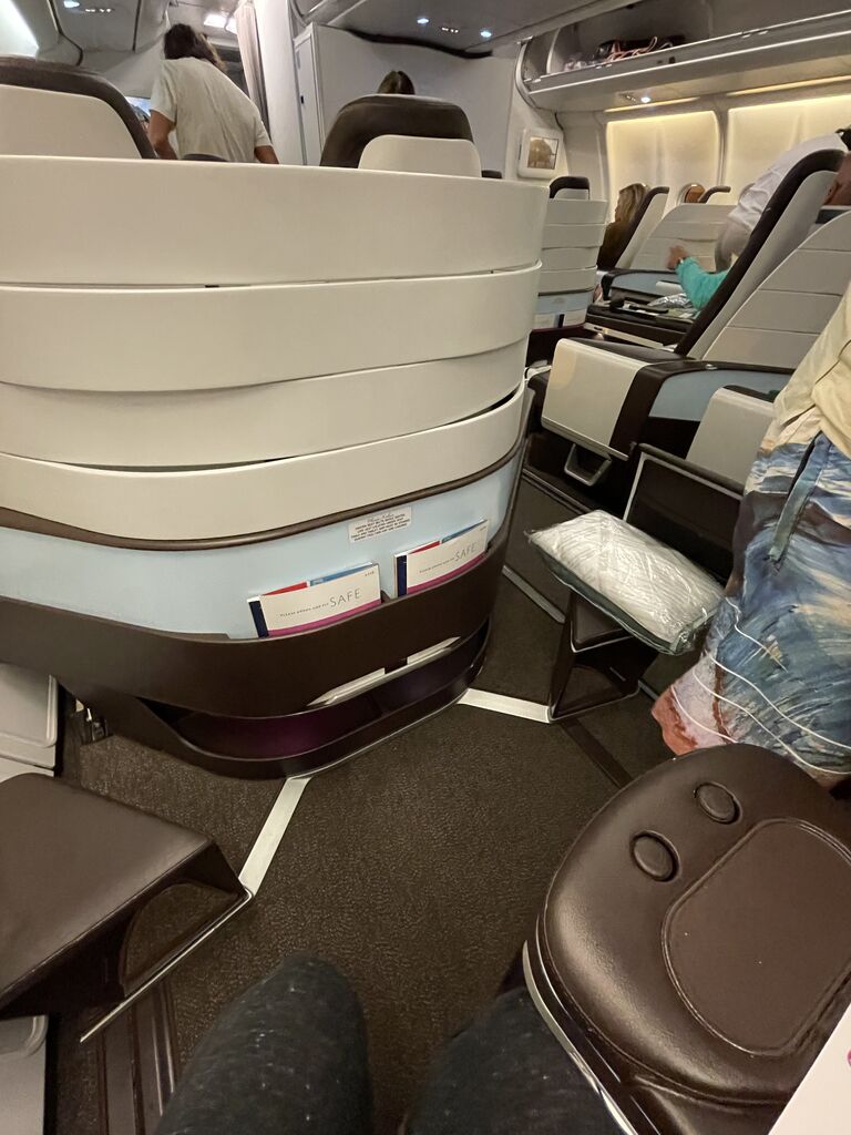 タヒチ→ハワイ】ファーストクラス（ビジネスクラス）搭乗記録