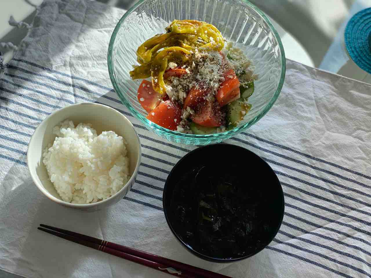 バルサミコ酢で野菜を食べる朝ごはん【野菜チャレンジ】 : ハワイネコ 