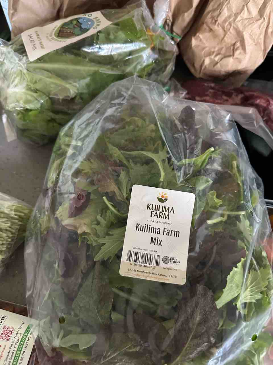 家宝のBLTサラダとココナッツベーコンのレシピ