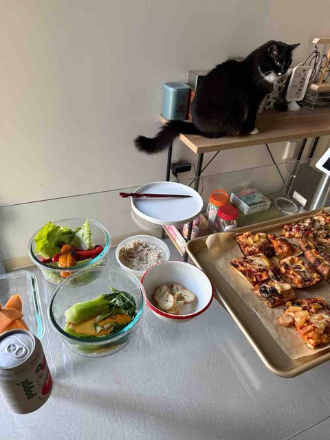 【ご飯日記】オーダーしたのに店閉まってた・残り物食べよう