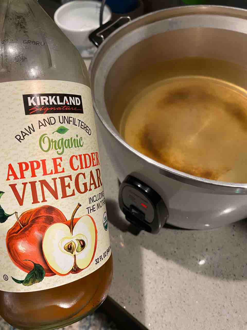 大同電鍋 焦げた外釜の底をクエン酸 お酢でお手入れ ハワイネコ ブログ