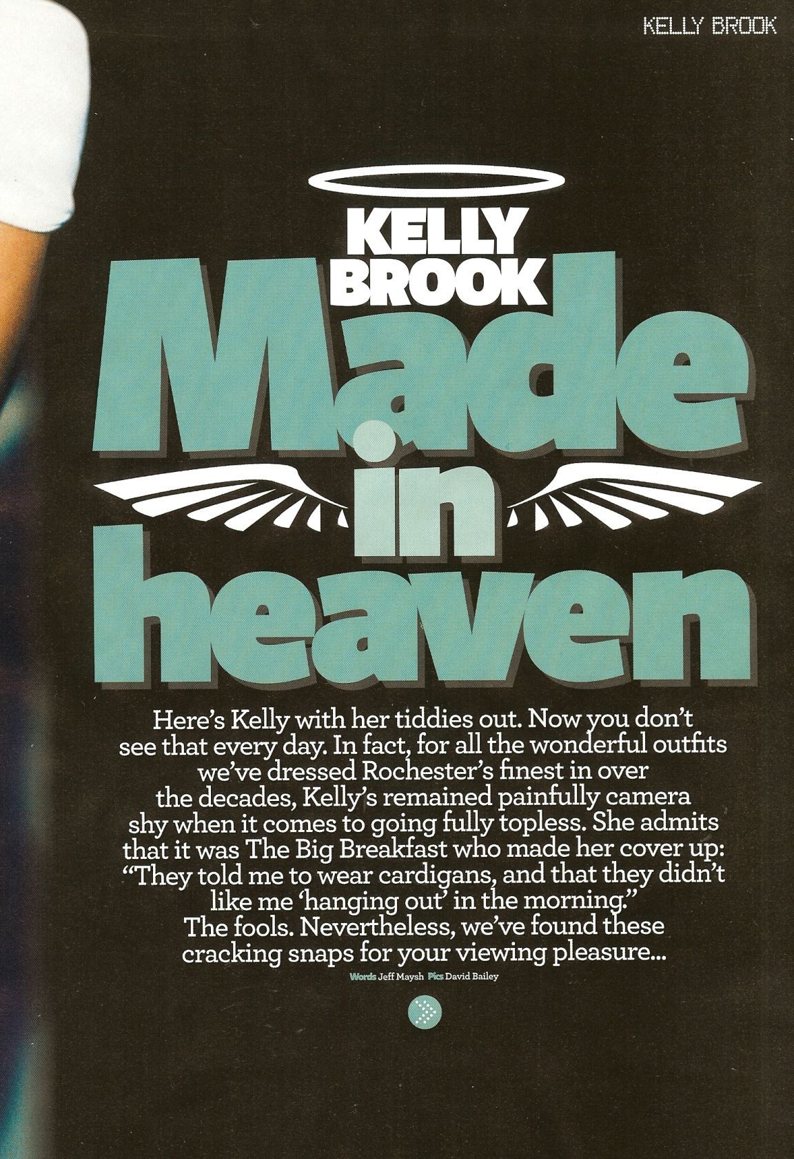 ケリー ブルックのヌード Kelly Brook Made In Heaven Loaded Magazine July 10 世界の女優たちの美しくセクシーな光景 Actress ews