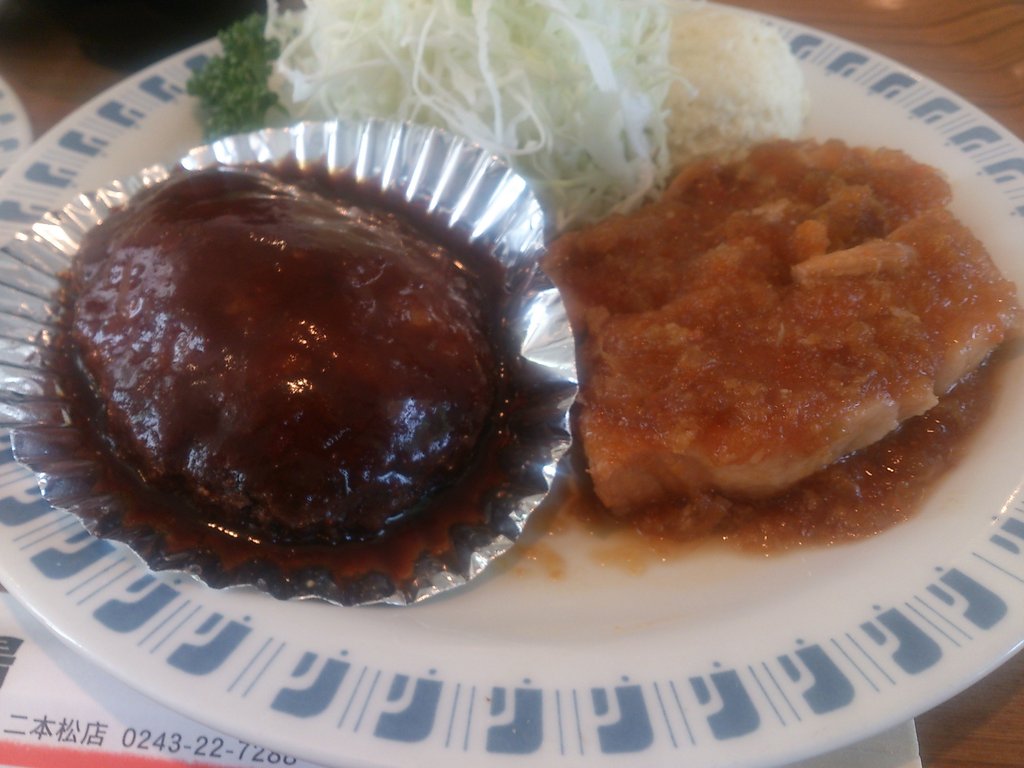 ローマの太陽 二本松店 コンビメニュー 1000円 ふくしまを楽しむべ