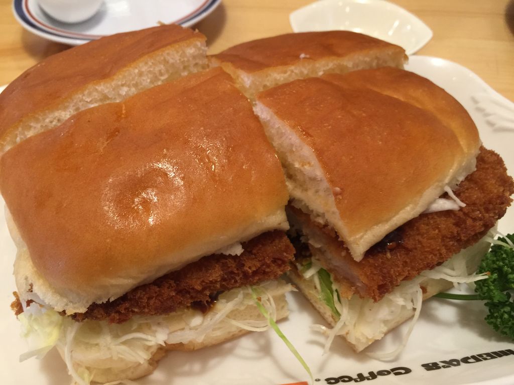 珈琲所 コメダ珈琲店 ベイシア白河店 みそカツサンド ふくしまを