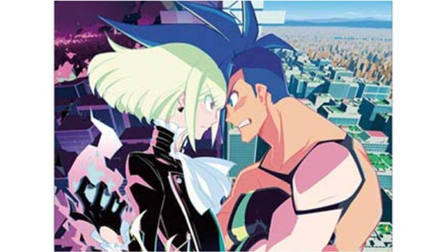 プロメア ガロとリオが対峙しているイラストを使用 Movie閲覧