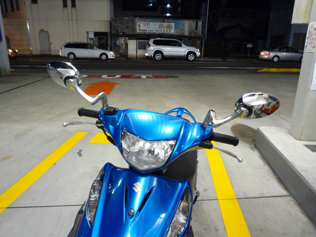 ミラー 通勤特急 アドレス V125とzx 12rの部屋