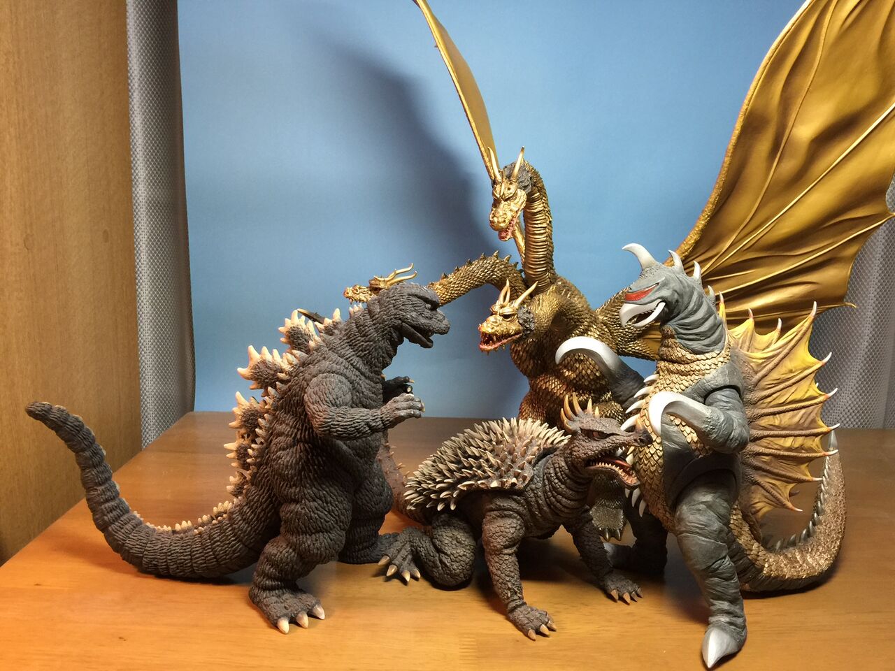 ゴジラ＆ガイガン＆キングギドラ＆アンギラス他（ブルマァク復刻）６体セット＋２ ゴジラ＆ガイガン＆キングギドラ＆アンギラス他（ブルマァク復刻