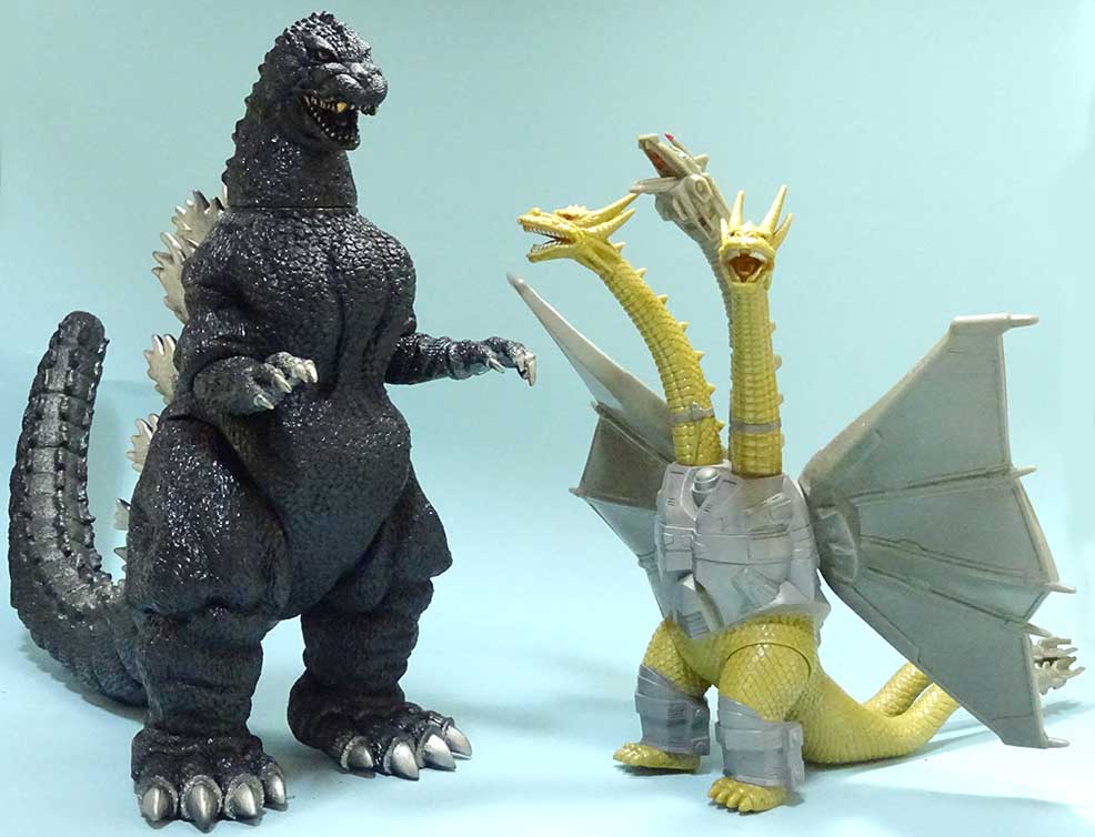 ゴジラvsキングギドラ（2）BANDAIソフビ・ギドゴジ編 : 怪獣