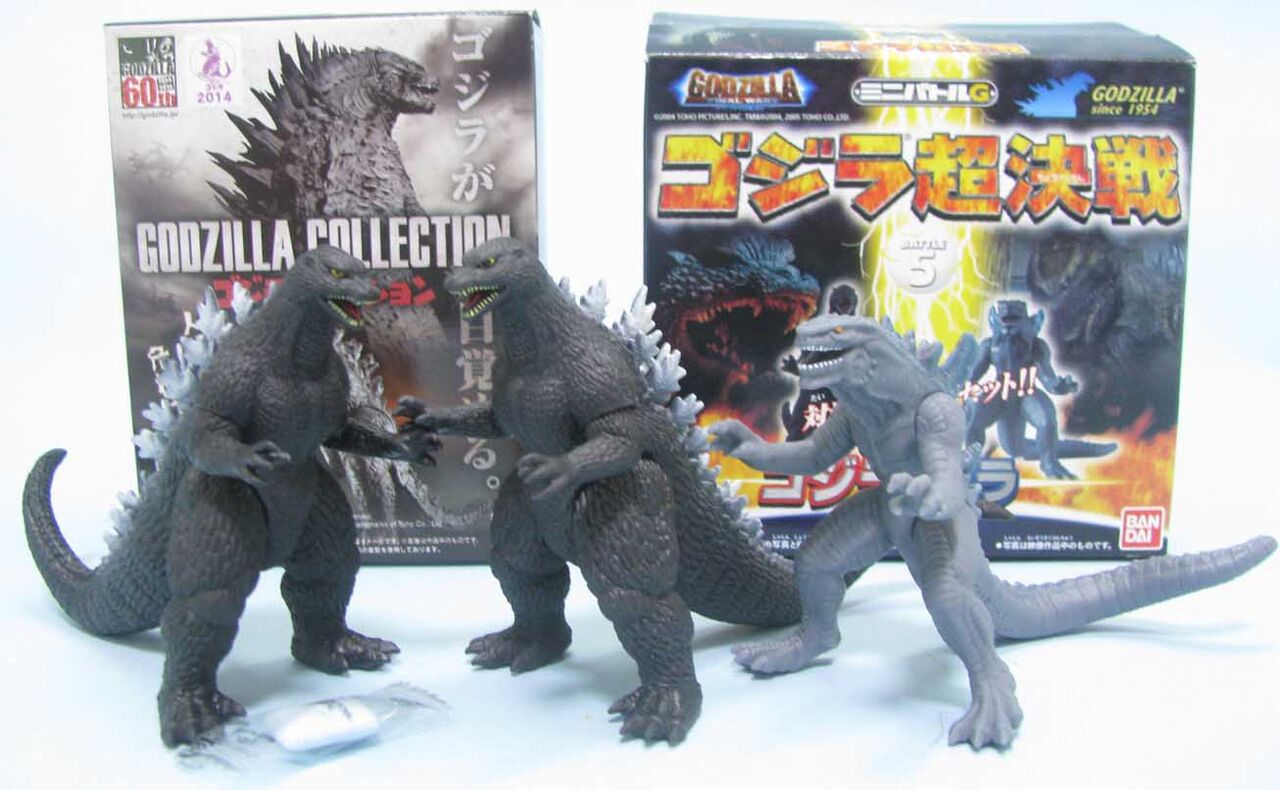 食玩（ソフビ ）2014「ゴジラコレクション」【 BANDAI 】 : 怪獣