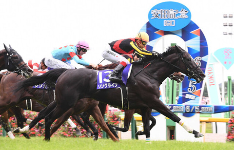 【ノーザン天栄また馬壊す】ソングライン　香港マイルの招待を辞退　右前ひづめの内側を痛める