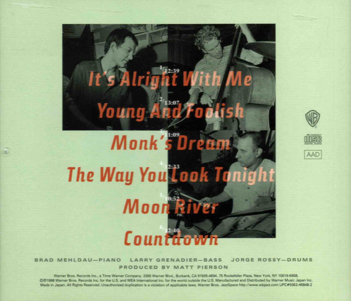 THE ART OF THE TRIO VOLUME TWO¡§LIVE AT THE VILLAGE VANGUARD-2