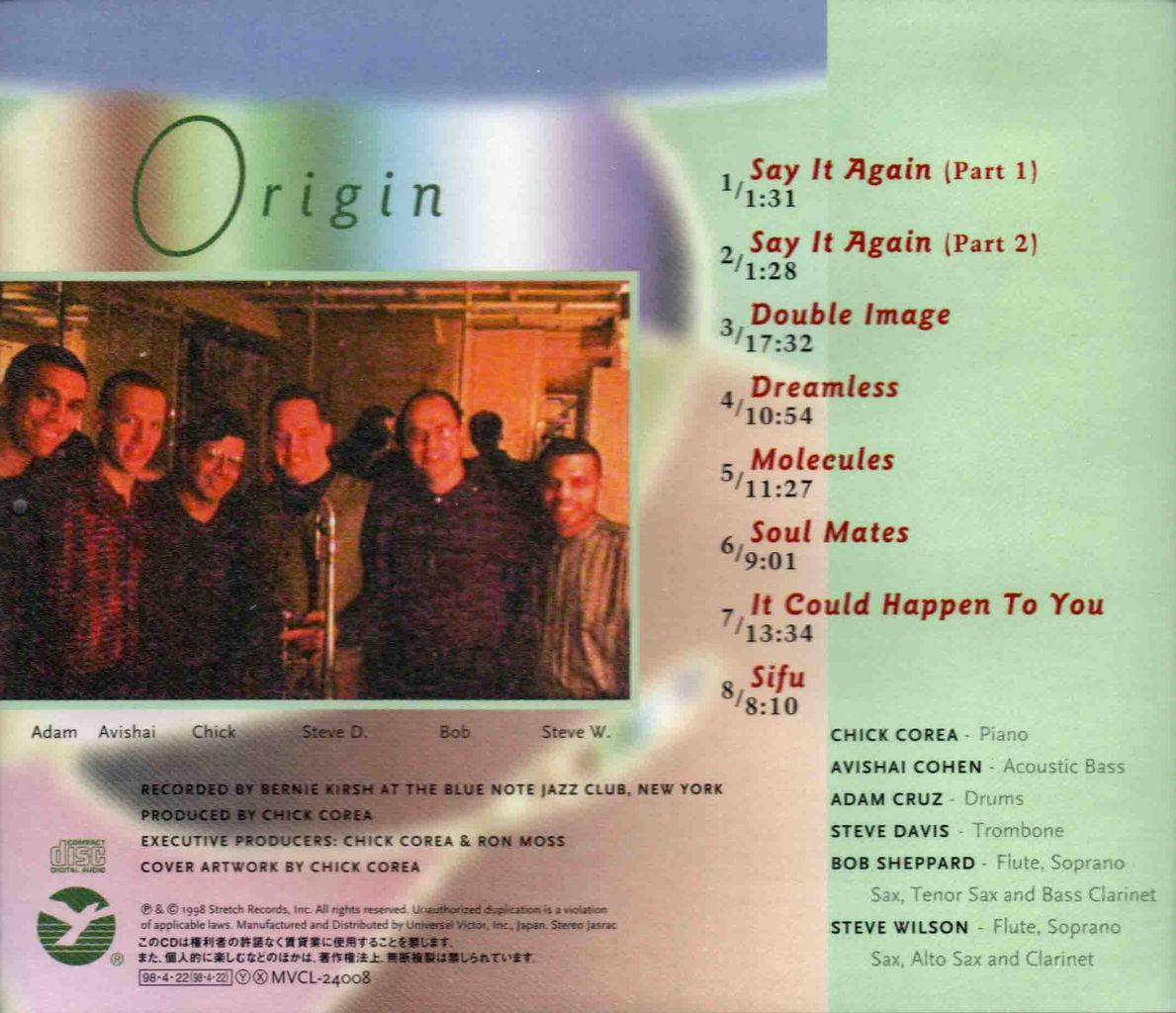 CHICK COREA AND ORIGIN-2