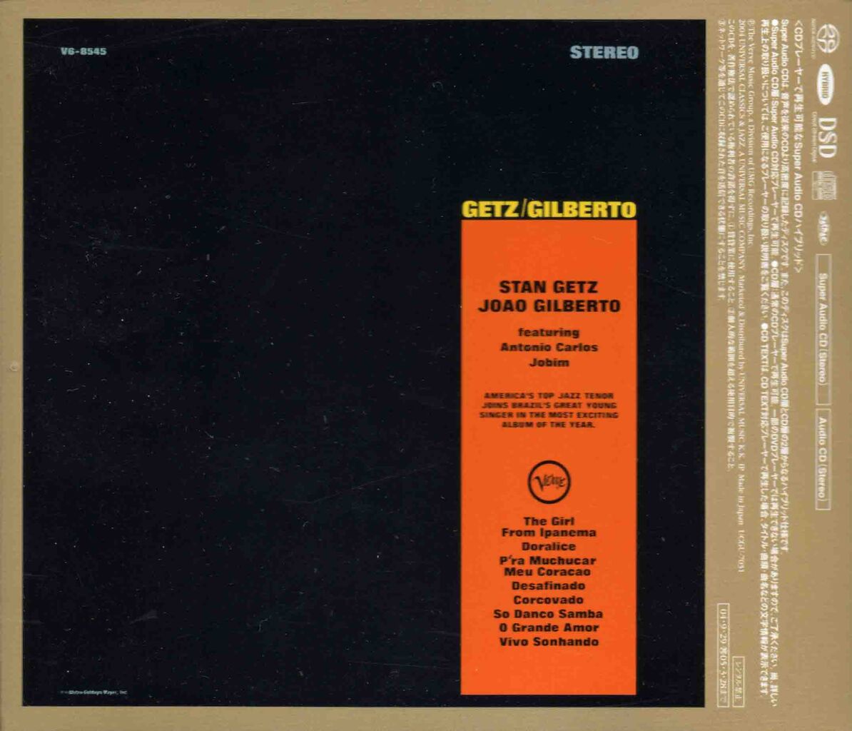 GETZ/GILBERTO FEATURING ANTONIO CARLOS JOBIM-2