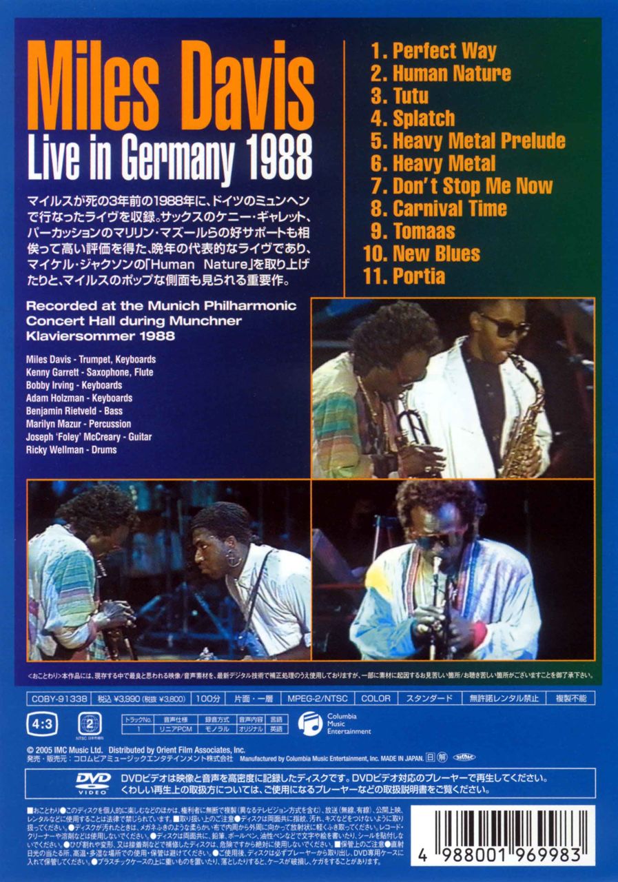 LIVE IN GERMANY 1988-2