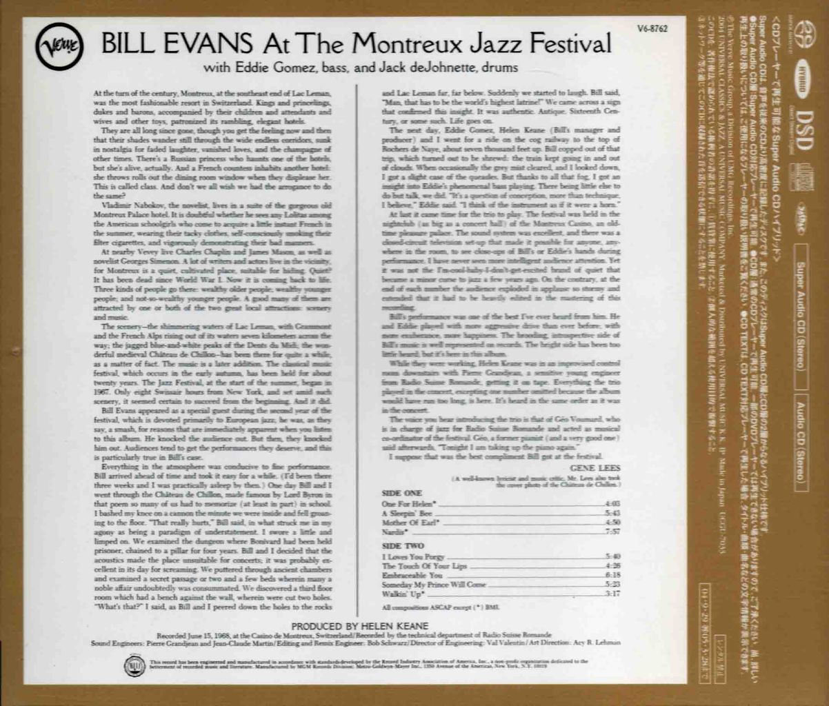 BILL EVANS AT THE MONTREUX JAZZ FESTIVAL-2