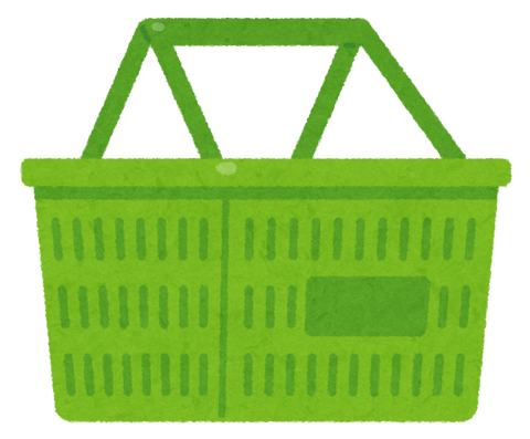 shopping_reji_kago_green