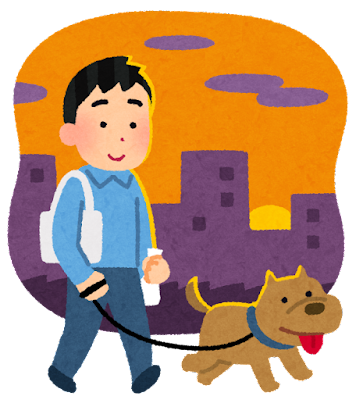 pet_dog_sanpo_yugata_man