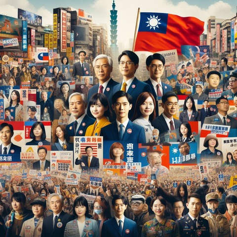 台湾総統選挙20231206