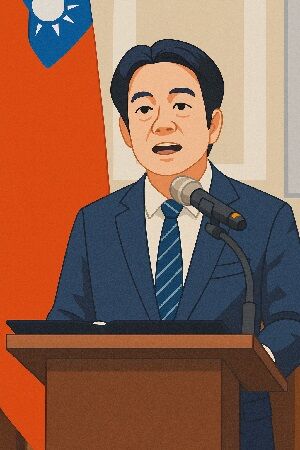 725年8月18日台湾総統
