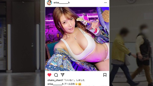 Gカップの人妻イ●スタ美女をDMでナンパ。カフェからホテルへ… 3