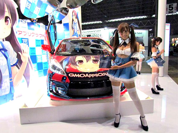 東京ゲームショウ2012のコンパニオン写真