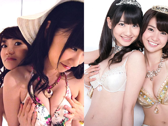 柏木由紀の巨乳を容赦なく揉みまくる大島優子wwwwww