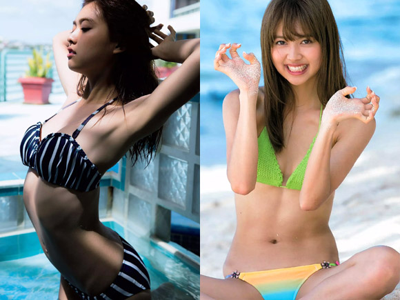 まつもとえりか。女性ファッション誌Rayの専属モデルを努め、2016年三愛水着楽園イメージガールとしても活躍中