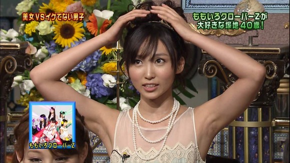 芸能人の腋フェチ画像004