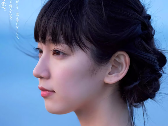 吉岡里帆(23) 朝ドラ女優と海辺の休暇。画像×47