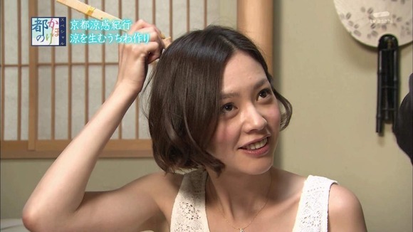 芸能人の腋フェチ画像047