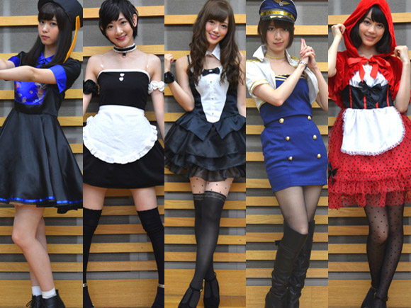 人気メンバーの少しセクシーなコスプレ画像