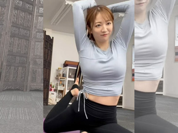 滝菜月アナ インスタのヨガ動画が大サービス過ぎる