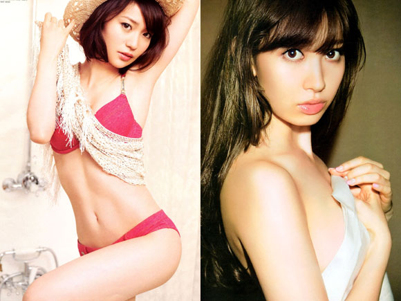 an・anの大島優子と小嶋陽菜