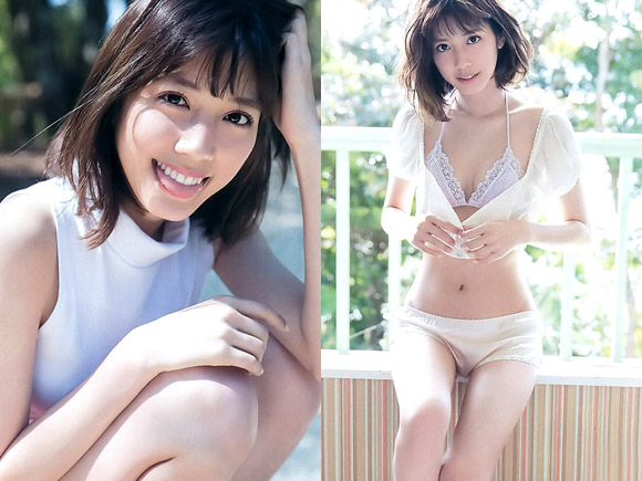 女優として成功しつつある松田るか。本業とグラビアで見せるセクシーな表情とのギャップに視線が釘付け！