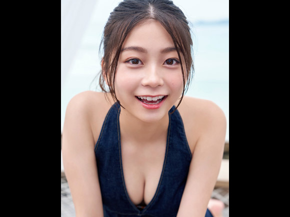 稲光亜依 清楚で可愛いニュースターのフレッシュビキニ