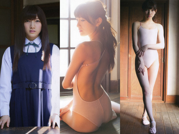 AKB岡田奈々(18) 真面目美少女のレオタード。画像×37