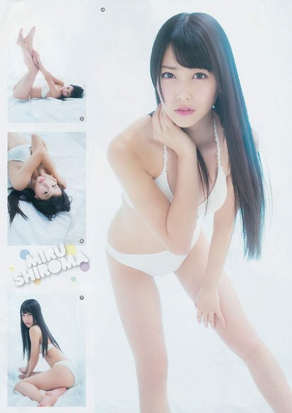 白間美瑠の水着グラビア050