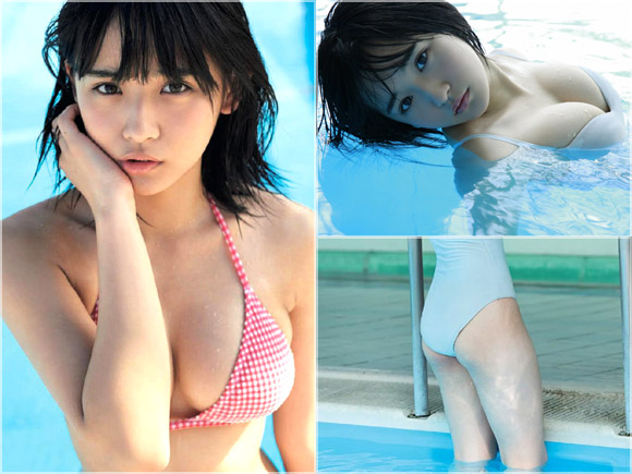 浅川梨奈の水着グラビア画像