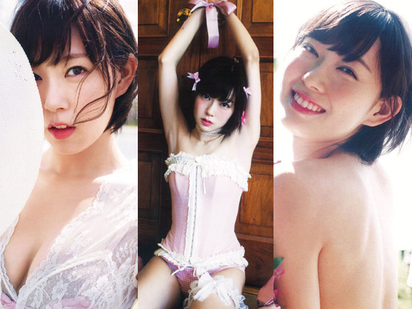 大きな胸やしなやかな身体は小嶋陽菜と並んでAKB系列トップクラスと評されたみるきーこと渡辺美優紀