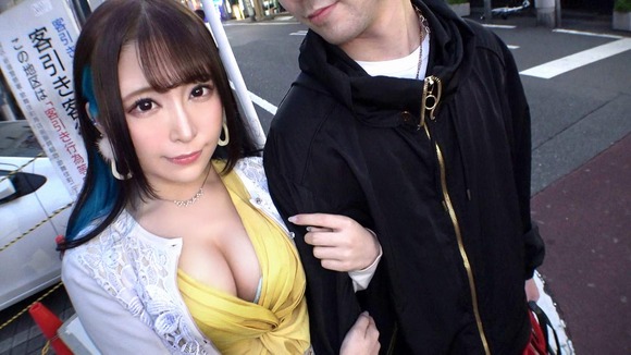 新宿のホテル街でカップルに突撃。２２歳キャバ嬢にNTRセックスオファー 2