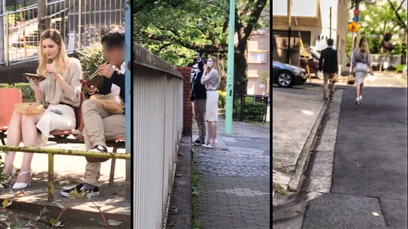 ロシア出身の超絶美人な語学スクール講師。仕事の合間にロケ車内で脱がせてフェラ… 11