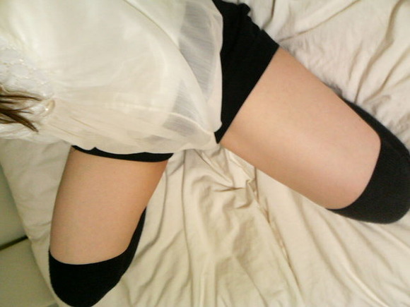 素人女神の脚フェチエロ写メ035