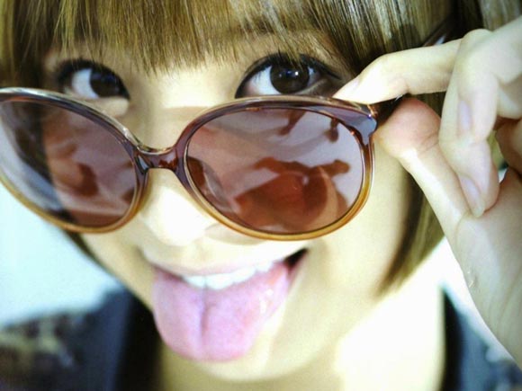 麻里子様のベロ出し