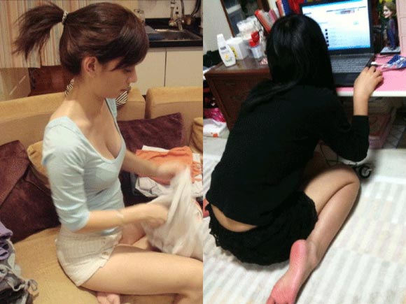 生活感があって生々しいエロ画像