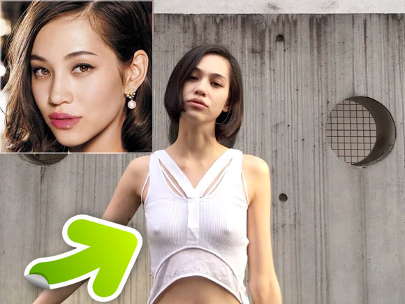 以前から手ブラやセミヌード写真を何度か披露してきた水原希子。今回は乳首が思いっきり透けて見えて、おっぱいも丸分かりのスゴいセクシー写真を公開