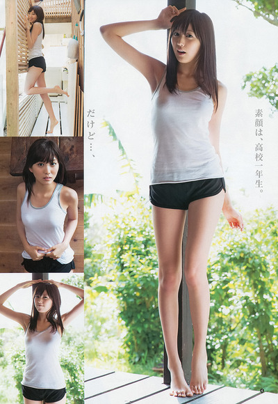 現役JKの清純派美少女　岩﨑名美(009