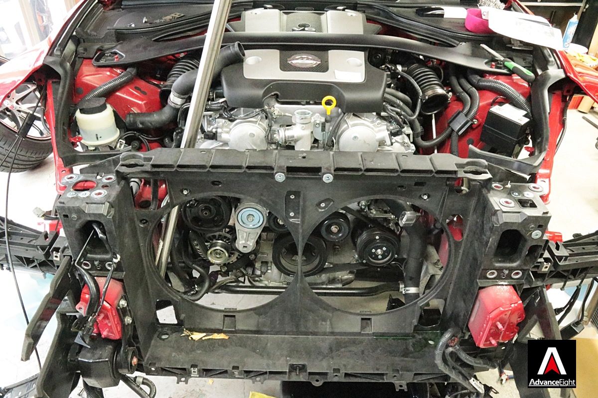 Z34 Mtに冷却効果抜群のhpiアルミラジエターなどなど装着 Advanceeight Blog Z34 Mtに冷却効果抜群のhpiアルミラジエターなどなど装着 Advanceeight Blog