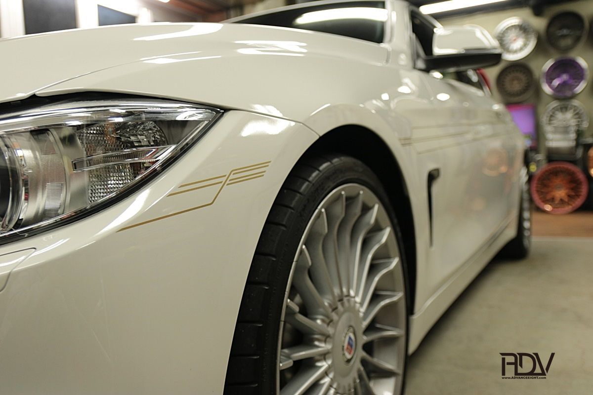 ALPINA Stripe GOLD→BlackへChange!!! : AdvanceEight.Blog!!! 
