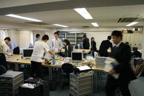 旧上野オフィス社内